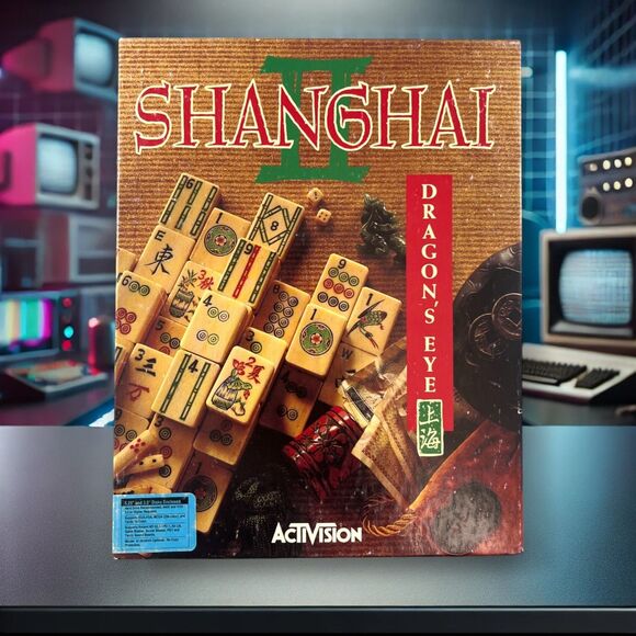 IBM PC Big Box - Shanghai II - Dragon's Eye (Activision) 1990 RARE Tandy - Picture 1 of 16